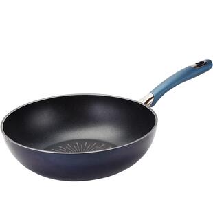 happycall韩国进口钛酷炫不粘炒菜炒锅家用无油烟燃气灶适用32cm