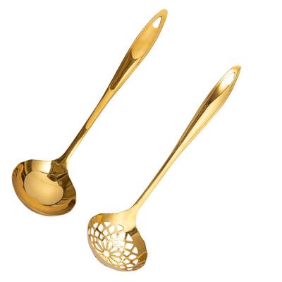 金色不锈钢汤勺不锈钢汤勺