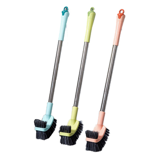 不锈钢长柄马桶刷浴室蹲坑无死角清洁刷家用卫生间悬挂式厕所刷子