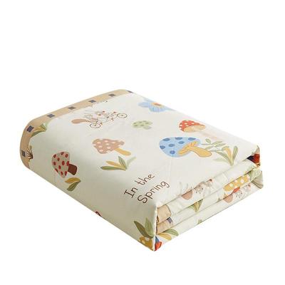 紫罗兰里外夏凉空调被儿童可机