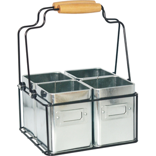 BAOZAKKA餐桌筷子筒家用餐具收纳盒厨房置物架桌面杂物工具收纳篮