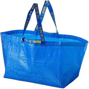 IKEA宜家弗拉塔搬运袋编织袋购物袋环保手提袋子便携折叠搬家行李