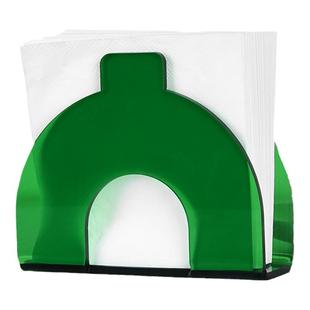 时尚INS风彩色加厚亚克力纸巾夹定制酒店酒吧宾馆吧台立式桌面纸巾座高档西餐厅咖啡馆茶馆LOGO餐巾纸架收纳