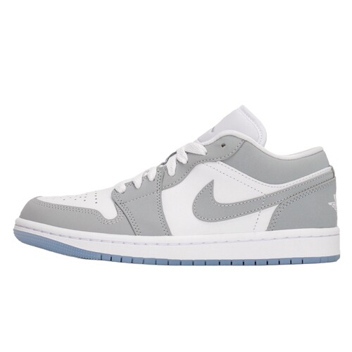 耐克男鞋板鞋Air Jordan 1 Low AJ1灰色低帮运动篮球鞋DC0774-105