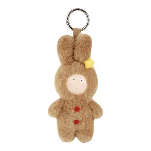 安东尼不二兔-fluffylove20周年系列搪胶毛绒挂件盲盒装饰品