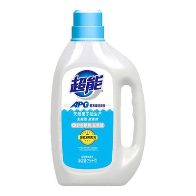 超能apg洗衣液深层去渍不伤衣