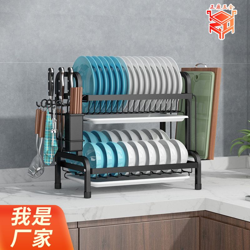 厨房碗碟架 家用沥水架台面砧板刀架筷子收纳架置物架碗筷碗盆架