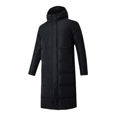 361三防长羽绒服2025冬季男过膝运动长羽绒服女保暖防水连帽外套