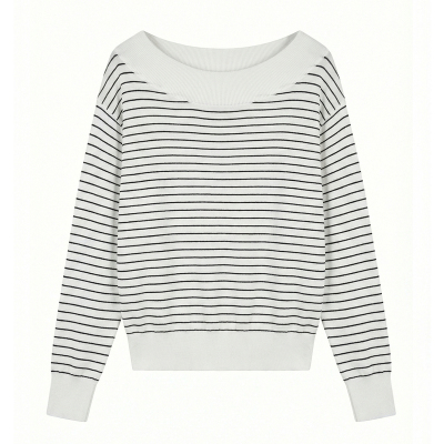 NOON天丝亚麻混纺宽松休闲毛衣