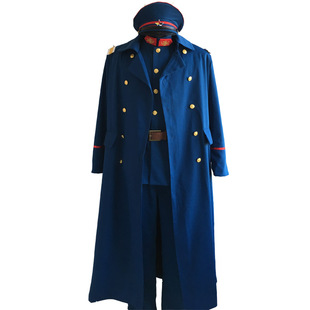 无心法师张显宗军装cosplay影楼主题 军阀 剧组服装民国套装