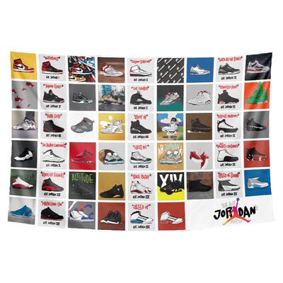 定制潮牌airjordan海报挂布墙布