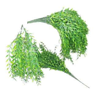 仿真垂柳条柳枝塑料柳树叶植物墙壁挂垂吊树枝舞蹈道具柳树装饰叶