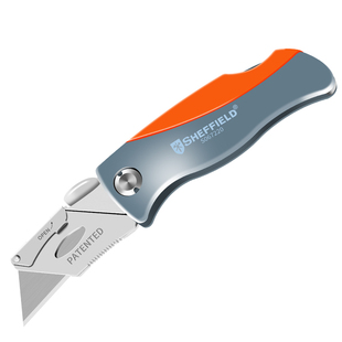 钢盾美工刀重型全钢加厚折叠裁壁纸刀片美工刀具电工刀专用工业级