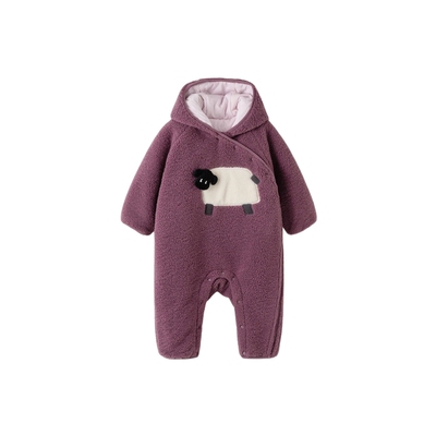 papa爬爬冬季宝宝连体衣抗寒可爱