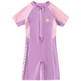 儿童泳衣女孩连体2026新款夏季女童中大童专业训练游泳衣宝宝泳装