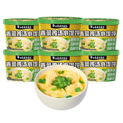 白象香菜鸡汤小馄饨59g×6桶