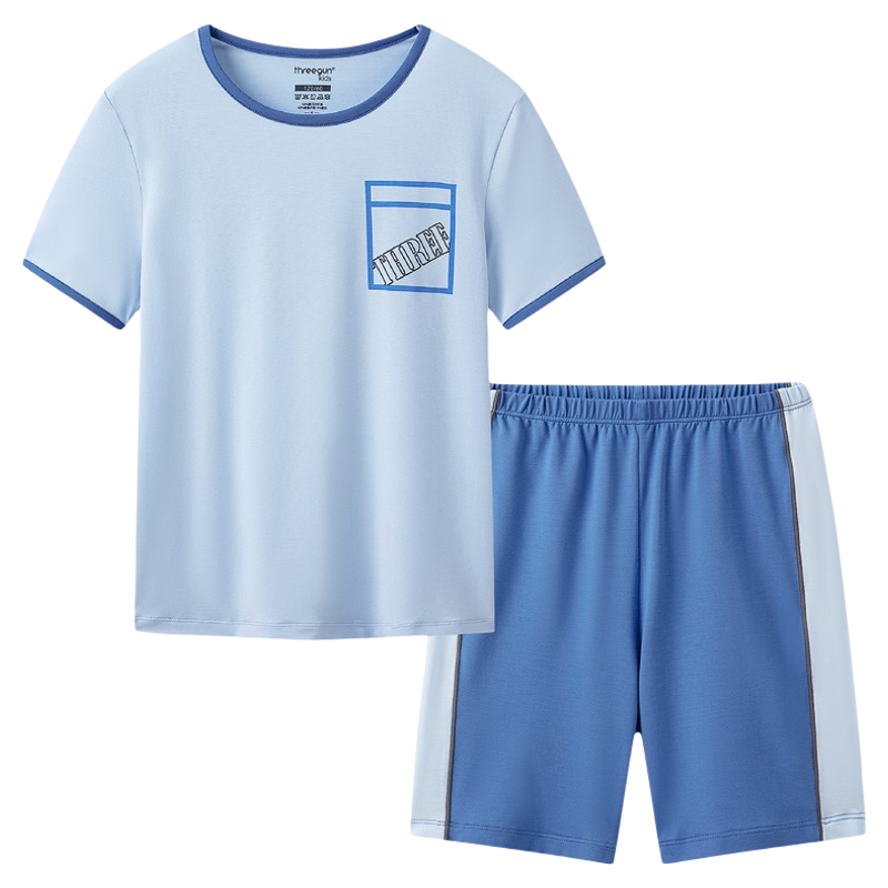 三枪童装正品家居服套装