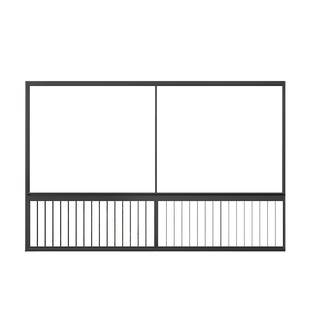 封阳台封窗铝合金窗户推拉窗纱极简落地窗尊享126隐扇断桥推拉窗
