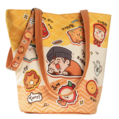 常州苏东坡原创美食插画水桶包