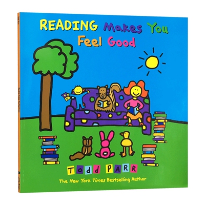 英文原版绘本 Reading Makes You Feel Good 淘弟有个大世界 爱上阅读 纽约时报畅销 英文版儿童外文书