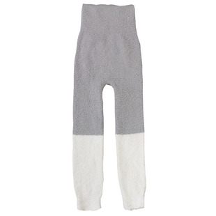 软绵绵长裤秋冬加厚毛绒护肚中大童家居保暖睡裤女珊瑚绒高腰打底