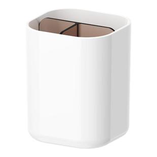 LEYIX 简约无痕壁挂牙刷架浴室置物收纳可拆洗分区电动牙刷架