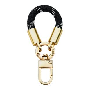 SHEARTS原创mini手指绳汽车钥匙扣环小饰件金色挂链手机挂绳短款