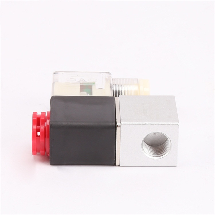 气动阀2V025-08二位二通电磁阀3V1-06直动阀无油空压机专用阀