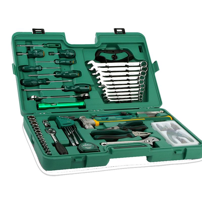 世达工具套装58件套机械设备维修套筒扳手组合机修五金组套09516