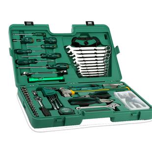 世达工具套装58件套机械设备维修套筒扳手组合机修五金组套09516