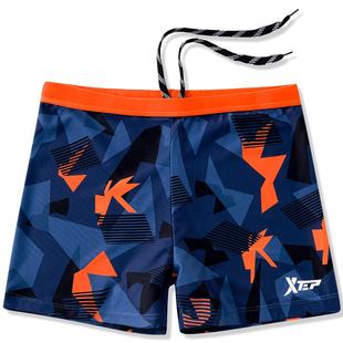 特步泳裤男款泡温泉成人平角防尴尬游泳裤青少年短裤男士竞速泳装