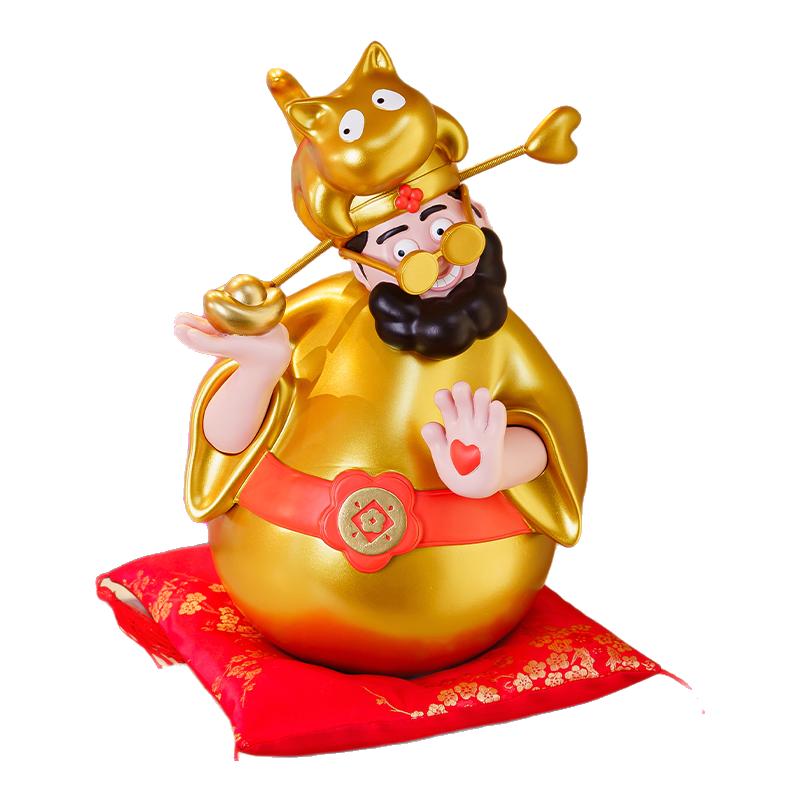 爱蒂可四喜财神爷店铺前台装饰品