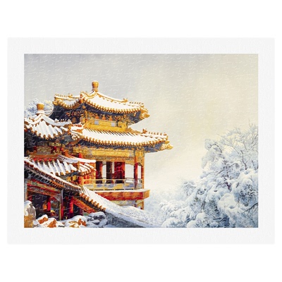 3djp平面塑料拼图客厅装饰画