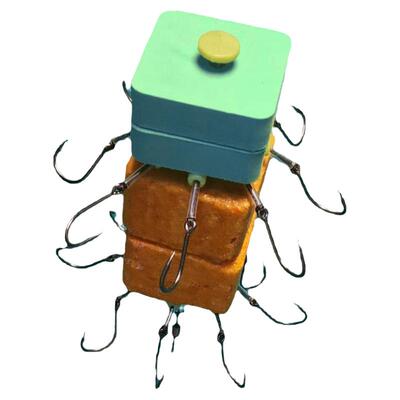 反离底钓鲢鳙海杆抛竿防挂底