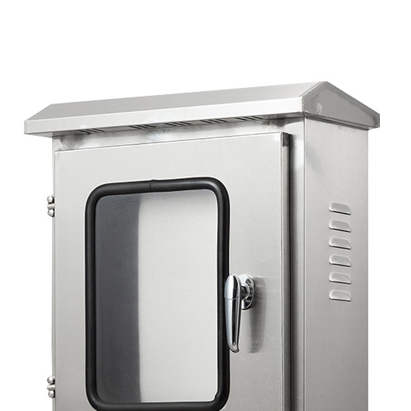 新款直销304不锈钢仪表防水配电箱外壳 IP30户外不锈钢配电箱双层