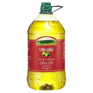 欧丽薇兰特级初榨橄榄油5L物理压榨食用油营养健康烹饪大桶凉拌