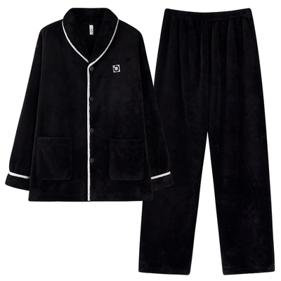 【超温暖】睡衣男士秋冬法兰绒