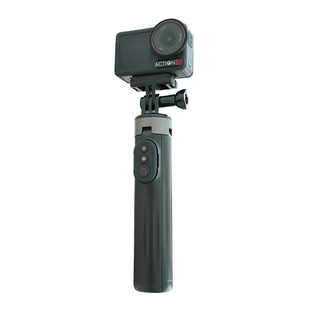 适用insta360运动相机自拍杆遥控器X4 X5 GO3 Ace Pro2 GO3S延长Vlog三脚架DJI大疆Action6/5pro/4控制器配件