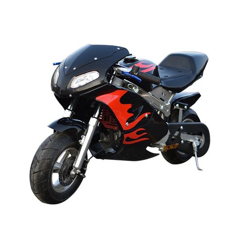 2025新款厚邦灯款小趴赛小型摩托车儿童49CC迷你摩托车小跑车汽油