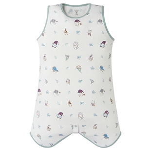 Nest Designs婴儿睡袋夏季宝宝睡衣儿童无袖连体衣