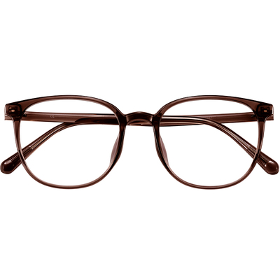 超轻茶色眼镜框女素颜神器近视可配度数大框显脸小方圆脸显瘦镜架