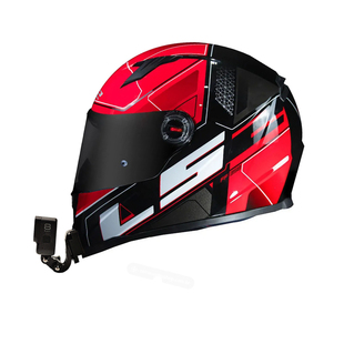 适用LS2 FF358头盔下巴支架摩托车头盔运动相机支架