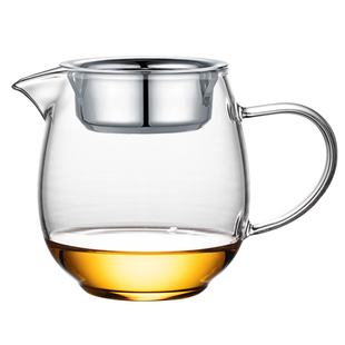 家用茶具加厚耐热高硼硅玻璃公杯带茶漏过滤分茶器公道杯泡茶套装