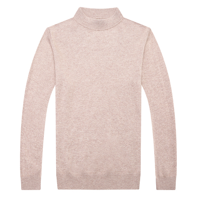 恒源祥羊毛衫半高领套头针织