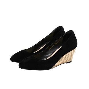 fed坡跟高跟鞋2023年春季新款女鞋浅口法式粉色单鞋R0225-YAC030