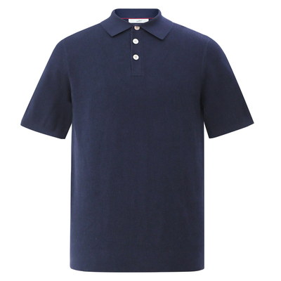 BC风格PIMA棉竖坑针织polo短袖