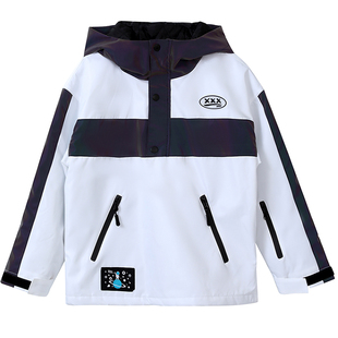 XXXsnow儿童单板滑雪服加棉单板雪裤男童女童防水雪服套装