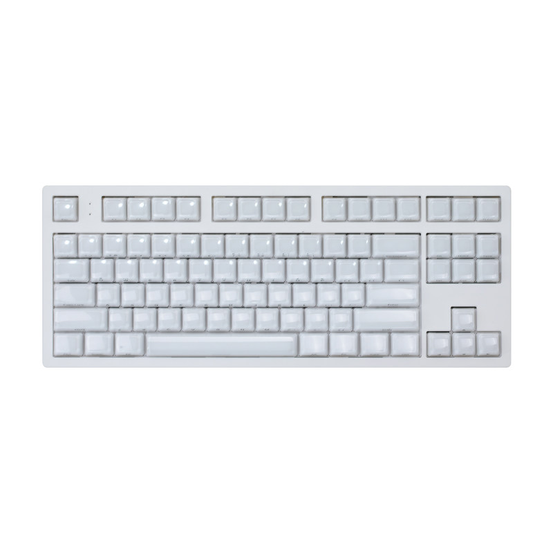 腹灵MK870pro果冻水晶机械键盘
