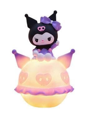 库洛米卡通公仔小夜灯摆件