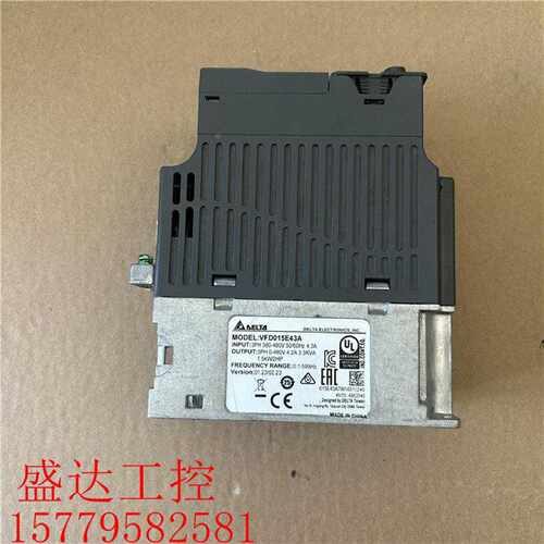 议价台达E系列4变频器VFD01YSV5E3AVF D0158E43T1.5KW 30V实物拍